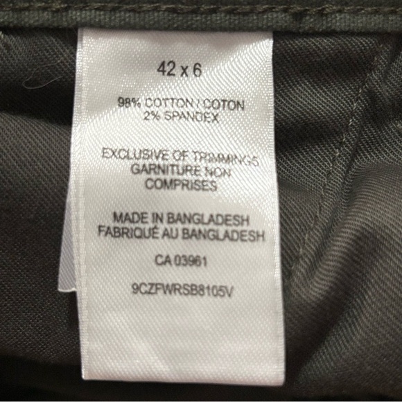 Wind River Green Cargo Shorts with Utility Design 42X6 - Picture 15 of 16